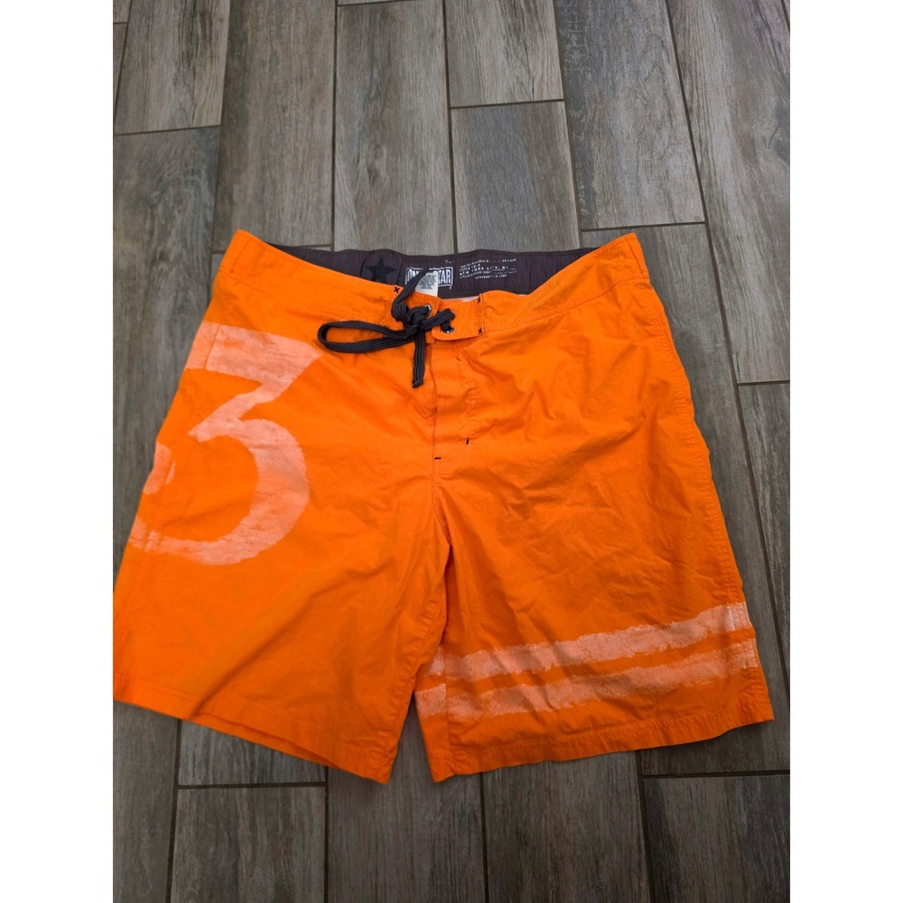 Converse One Star Mens Orange Board Shorts Swim Trunks Graphic XL